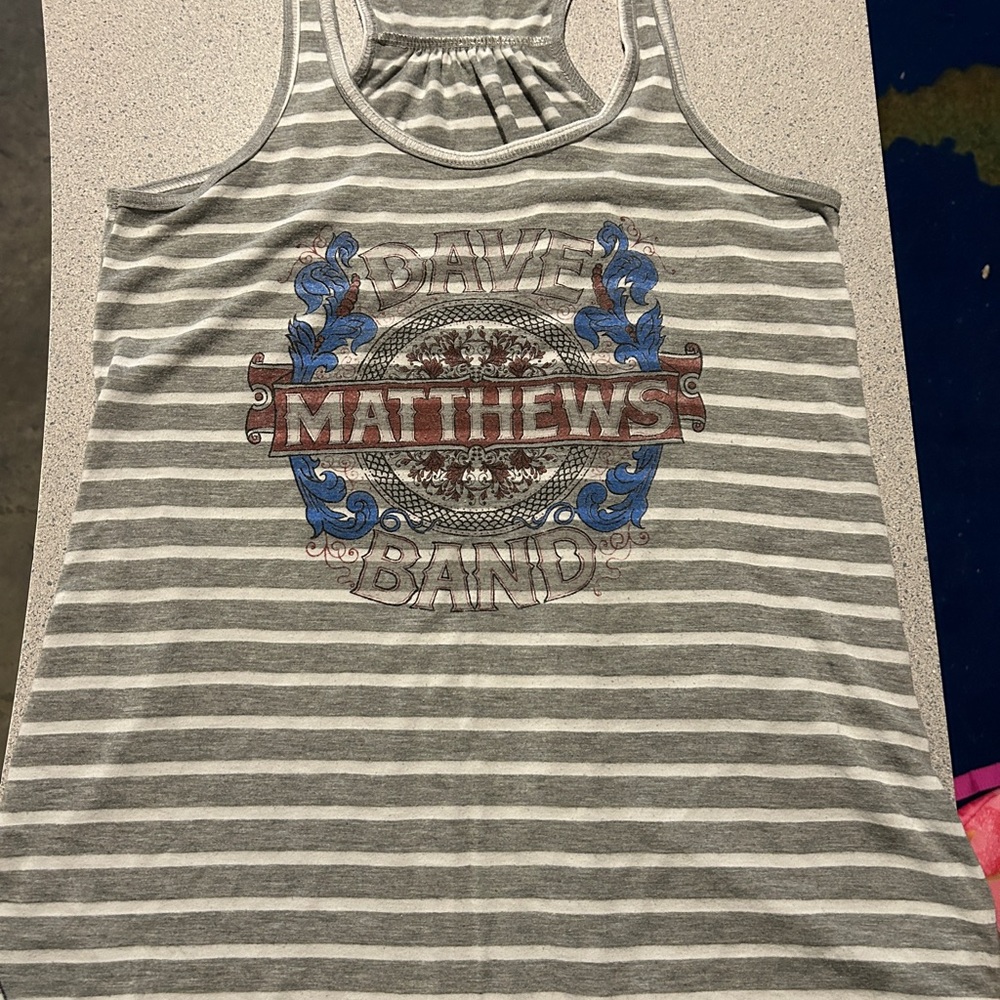 DMB Concert Tee Striped Gray